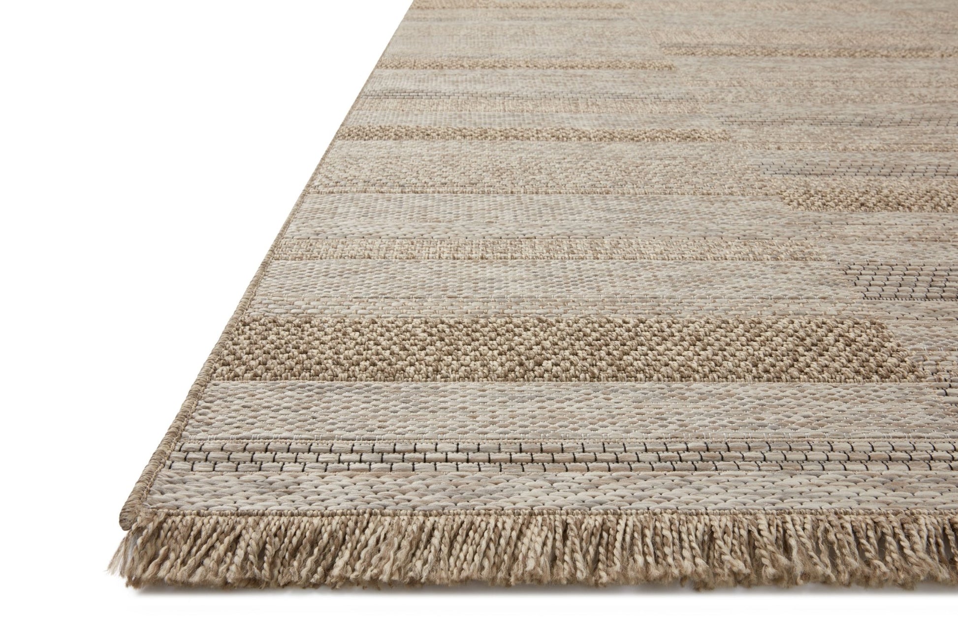 Loloi II Dawn DAW - 03 Natural Indoor/Outdoor Power Loomed Rug - Rugs - Loloi II - Atlanta Designer Rugs