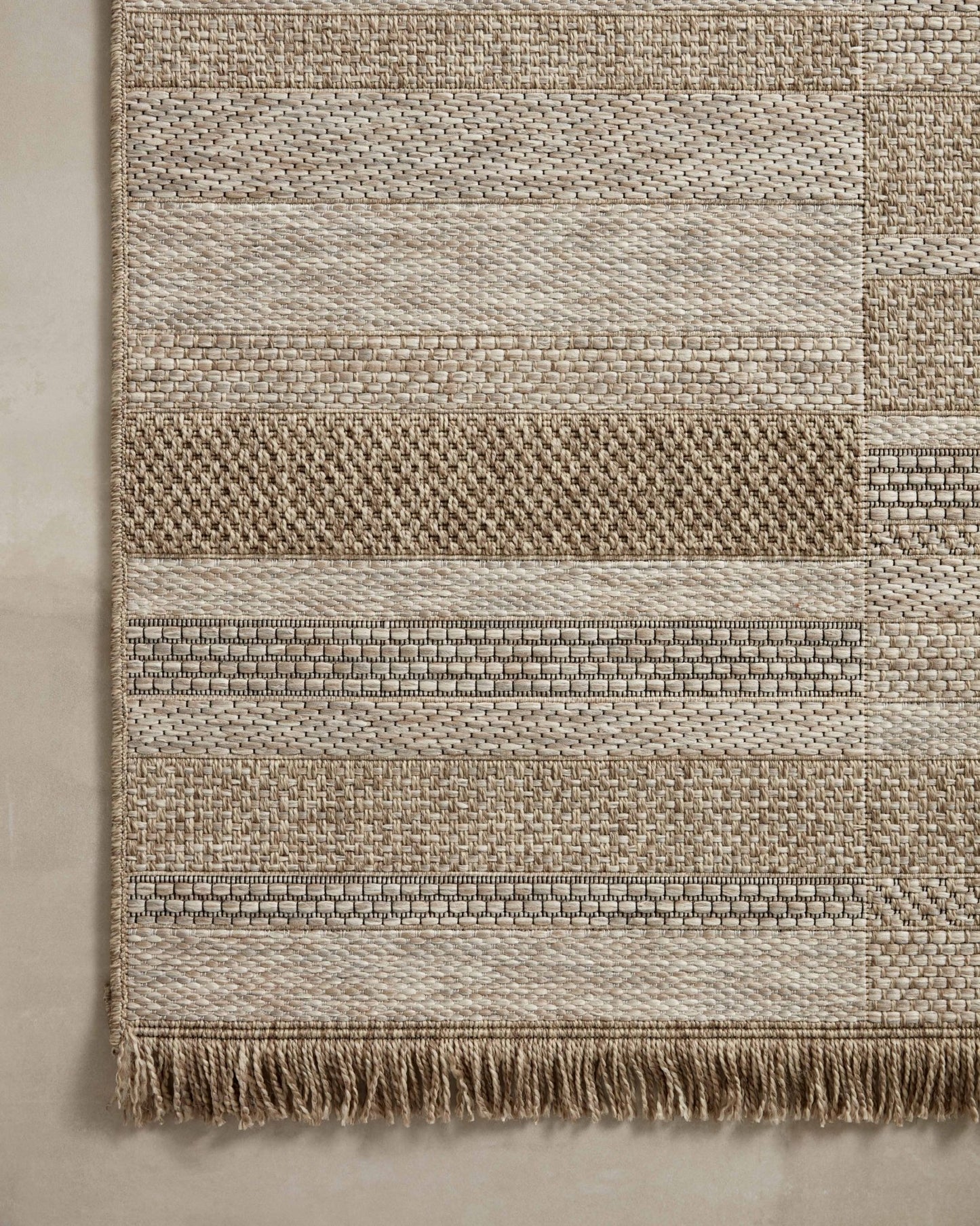 Loloi II Dawn DAW - 03 Natural Indoor/Outdoor Power Loomed Rug - Rugs - Loloi II - Atlanta Designer Rugs