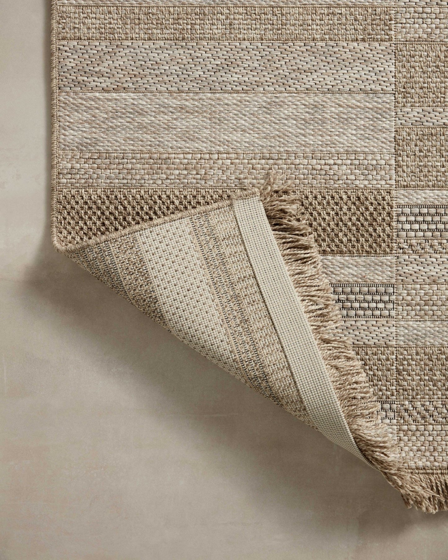 Loloi II Dawn DAW - 03 Natural Indoor/Outdoor Power Loomed Rug - Rugs - Loloi II - Atlanta Designer Rugs