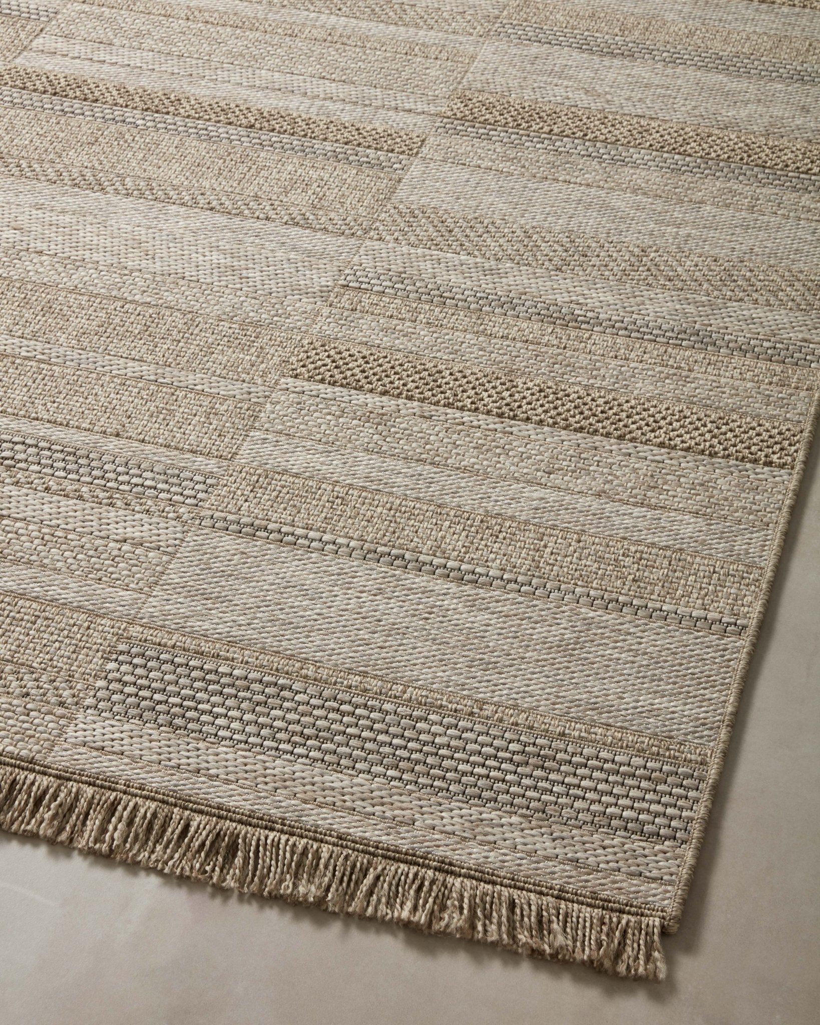 Loloi II Dawn DAW - 03 Natural Indoor/Outdoor Power Loomed Rug - Rugs - Loloi II - Atlanta Designer Rugs