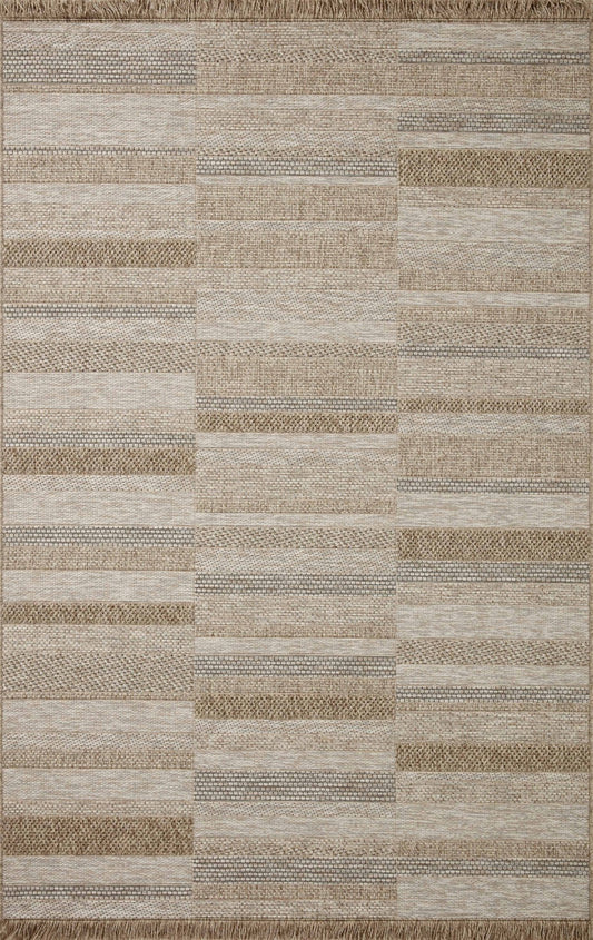 Loloi II Dawn DAW - 03 Natural Indoor/Outdoor Power Loomed Rug - Rugs - Loloi II - Atlanta Designer Rugs