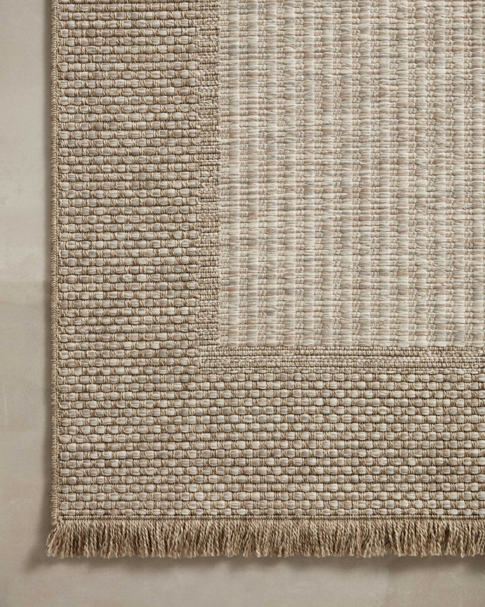 Loloi II Dawn DAW - 06 Natural Indoor/Outdoor Power Loomed Rug - Rugs - Loloi II - Atlanta Designer Rugs