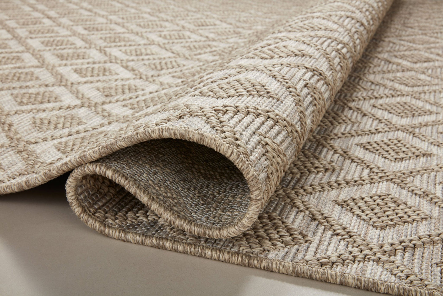 Loloi II Dawn DAW - 07 Natural Indoor/Outdoor Power Loomed Rug - Rugs - Loloi II - Atlanta Designer Rugs