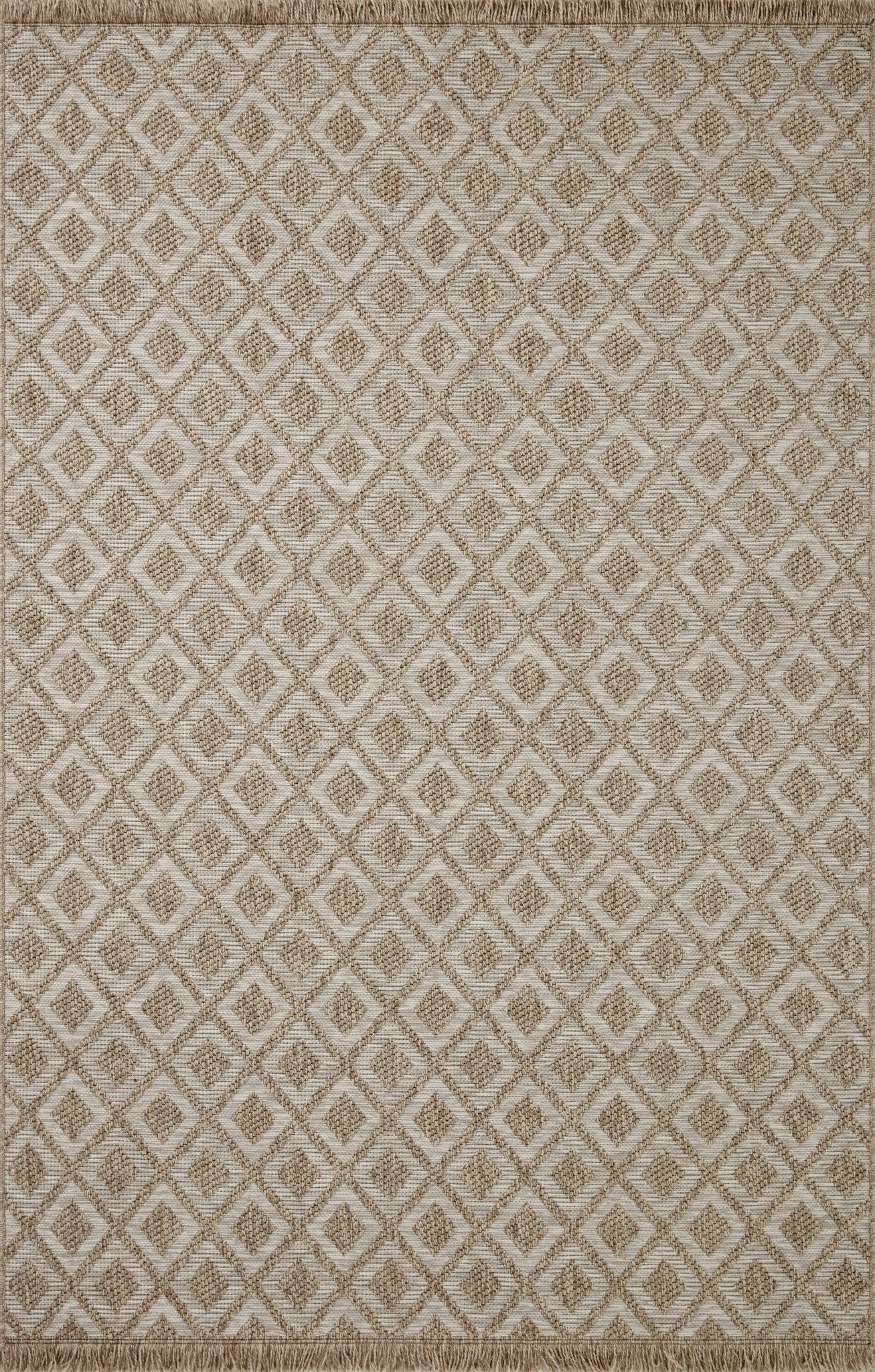 Loloi II Dawn DAW - 07 Natural Indoor/Outdoor Power Loomed Rug - Rugs - Loloi II - Atlanta Designer Rugs