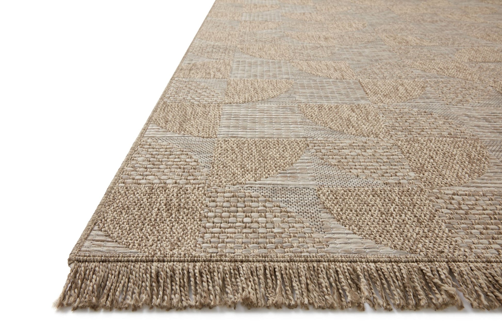 Loloi II Dawn DAW - 08 Natural Indoor/Outdoor Power Loomed Rug - Rugs - Loloi II - Atlanta Designer Rugs