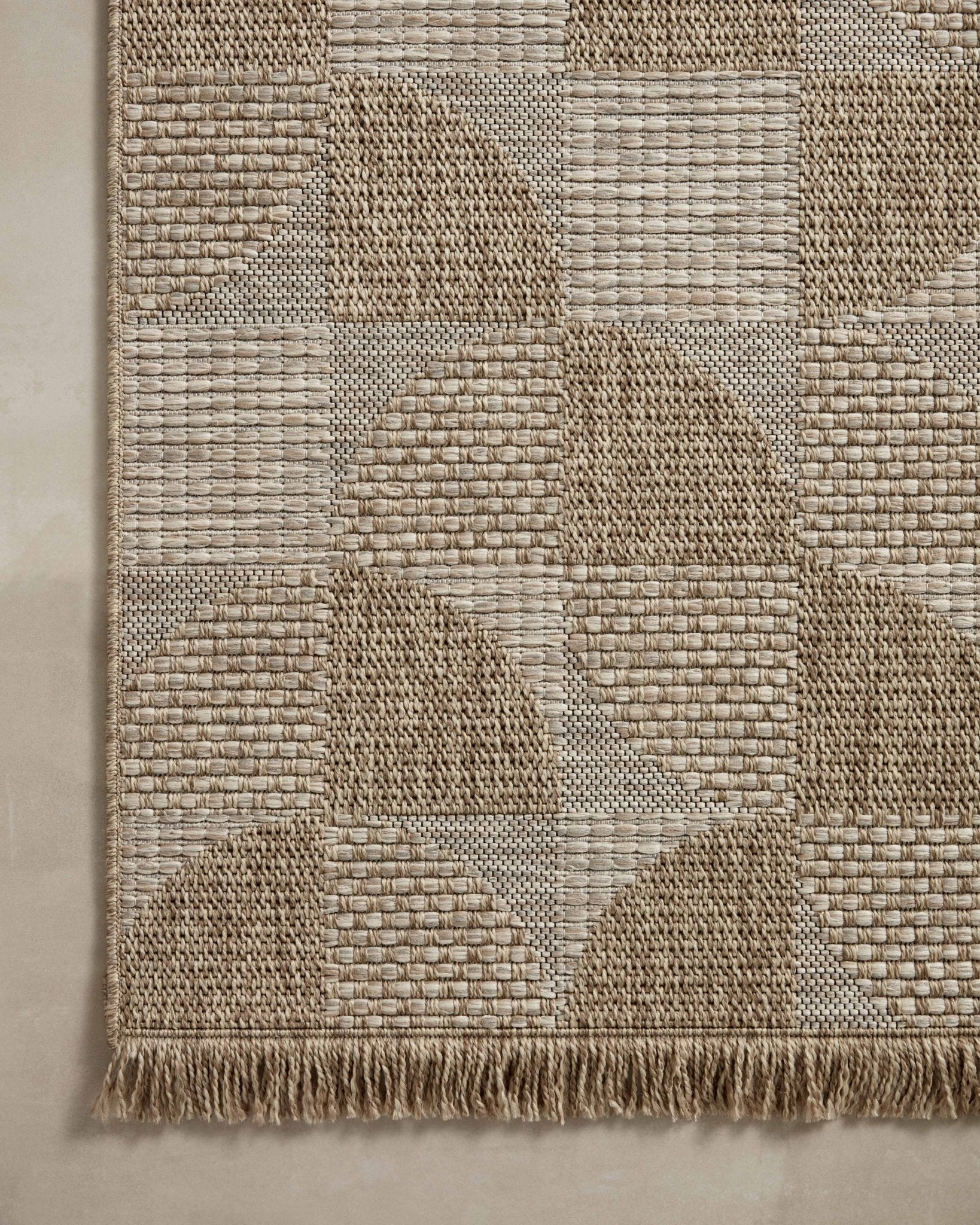 Loloi II Dawn DAW - 08 Natural Indoor/Outdoor Power Loomed Rug - Rugs - Loloi II - Atlanta Designer Rugs