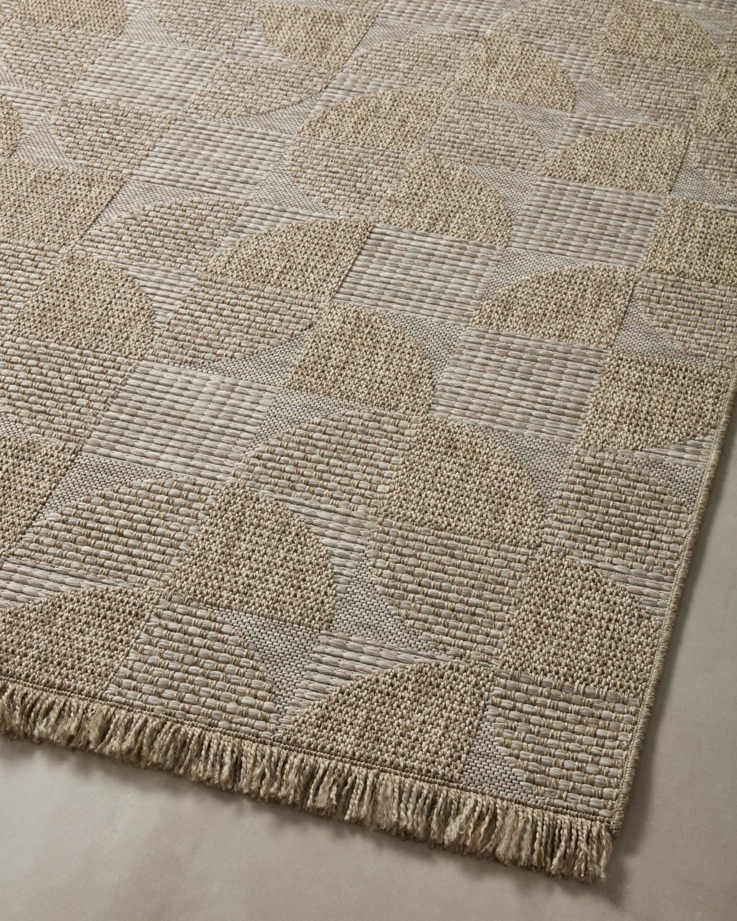 Loloi II Dawn DAW - 08 Natural Indoor/Outdoor Power Loomed Rug - Rugs - Loloi II - Atlanta Designer Rugs