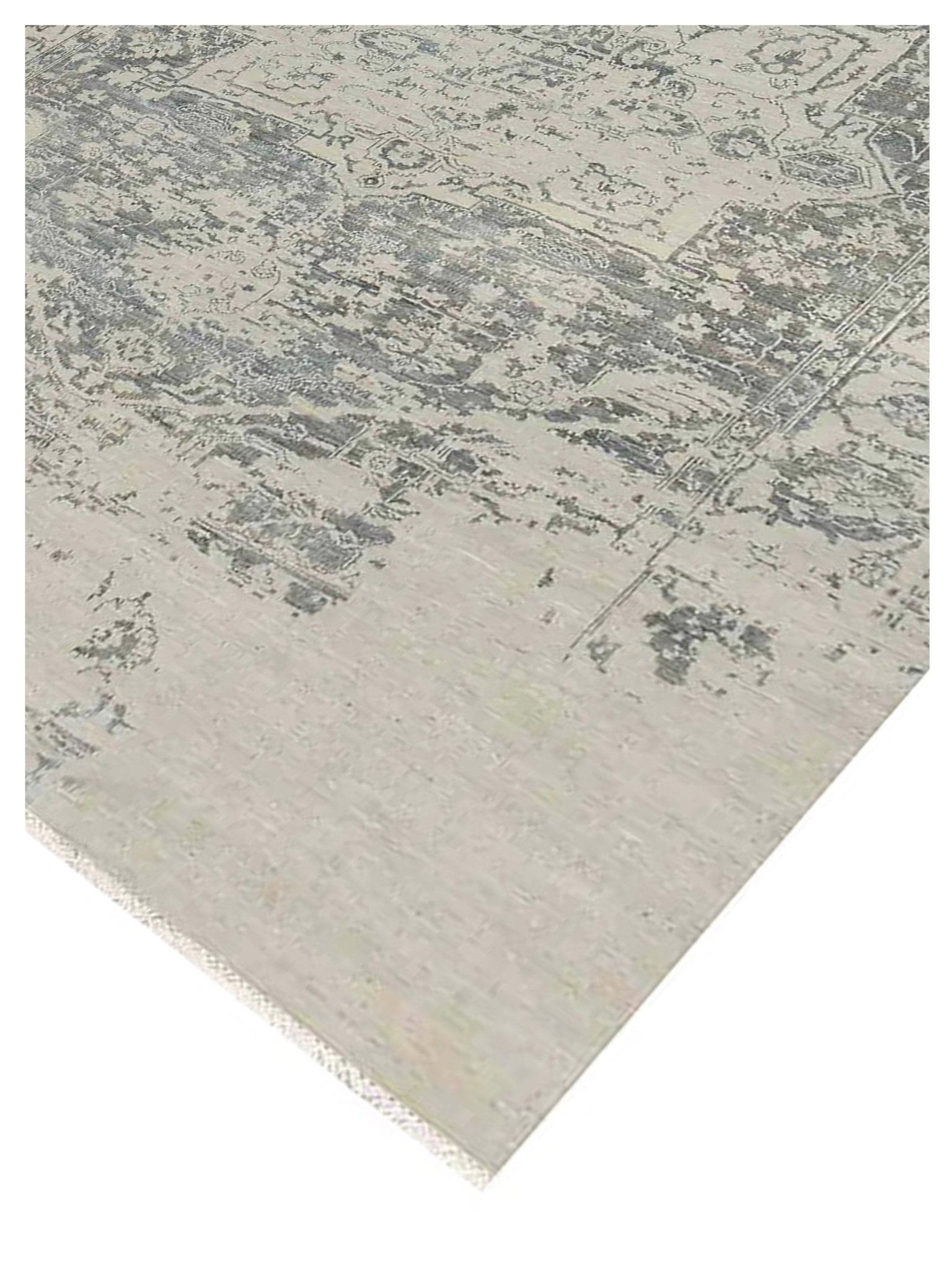 Limited DALBY DA - 713 Ivory Iron Transitional Knotted Rug - Rugs - Limited - Atlanta Designer Rugs