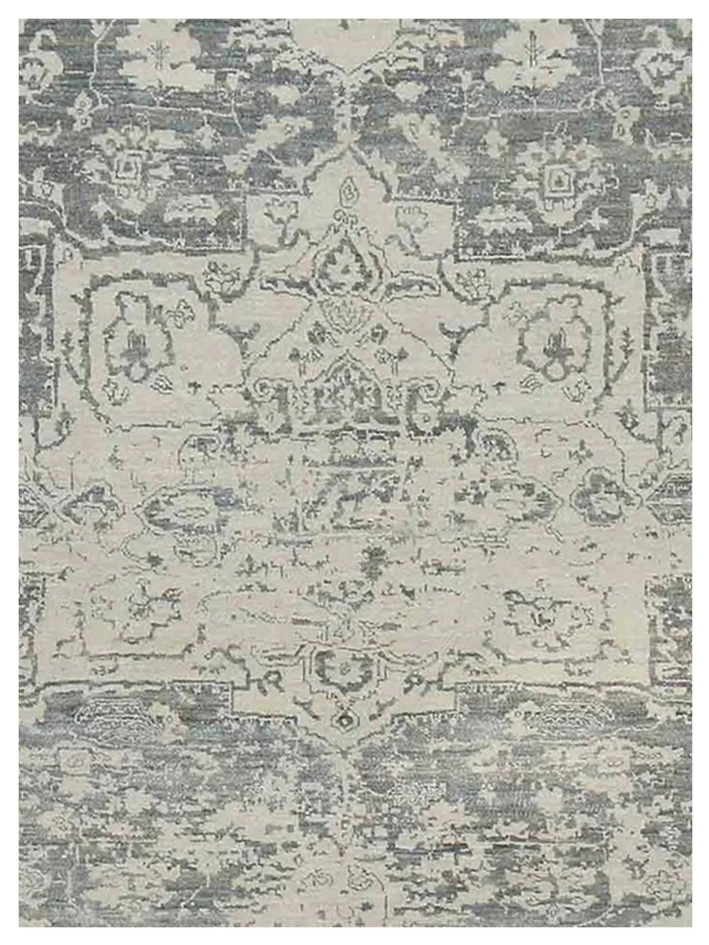 Limited DALBY DA - 713 Ivory Iron Transitional Knotted Rug - Rugs - Limited - Atlanta Designer Rugs