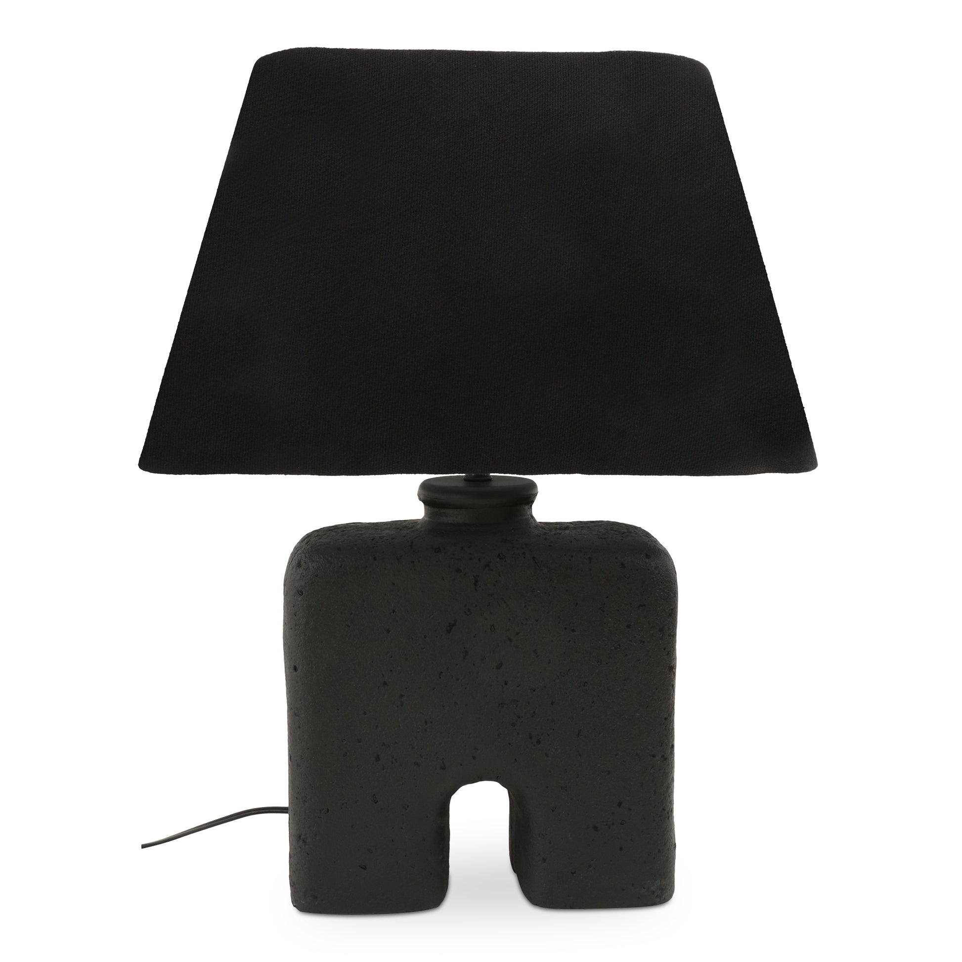 Moes Home Table Lamps Yara Black Contemporary Furniture