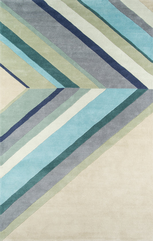 Novogratz Delmar  Blue  Contemporary