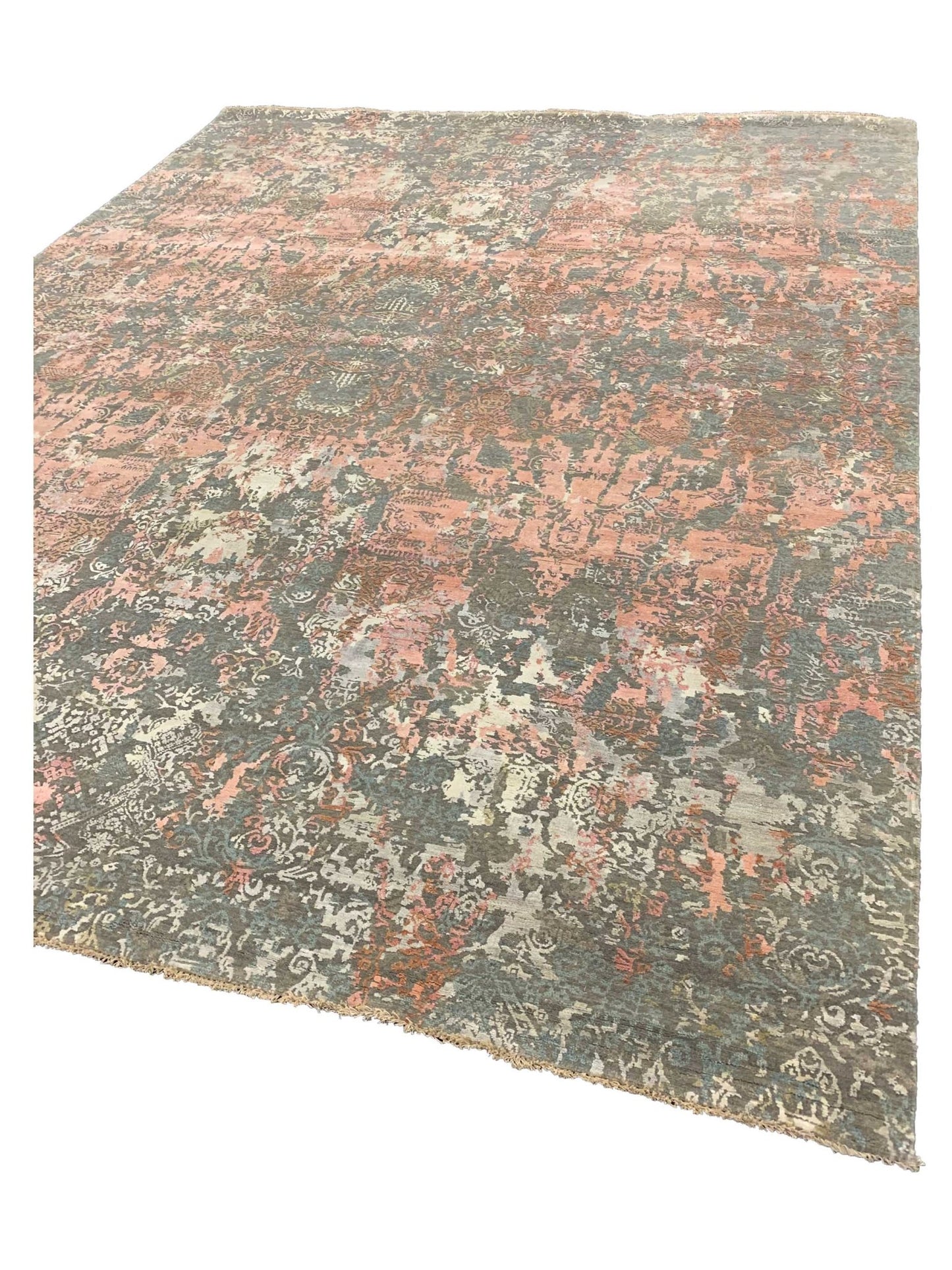 Artisan Dakota Beige Pink Transitional Knotted Rug - Rugs - Artisan - Atlanta Designer Rugs