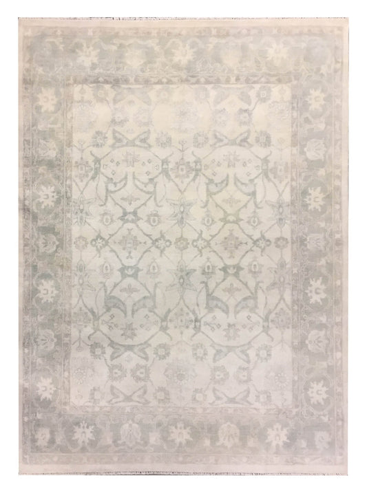 Artisan Emma Cream Traditional Knotted Rug - Rugs - Artisan - Atlanta Designer Rugs