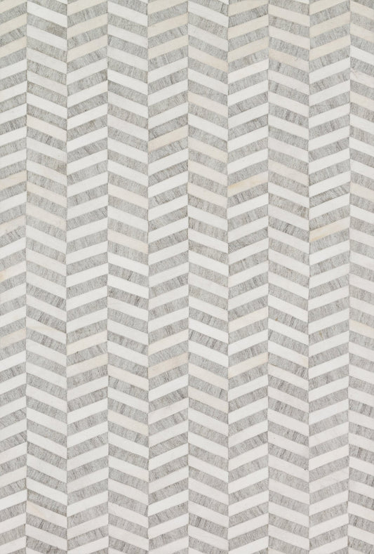 Loloi DORADO DB - 01 Grey Ivory Contemporary Hand Sticched Rug - Rugs - Loloi - Atlanta Designer Rugs