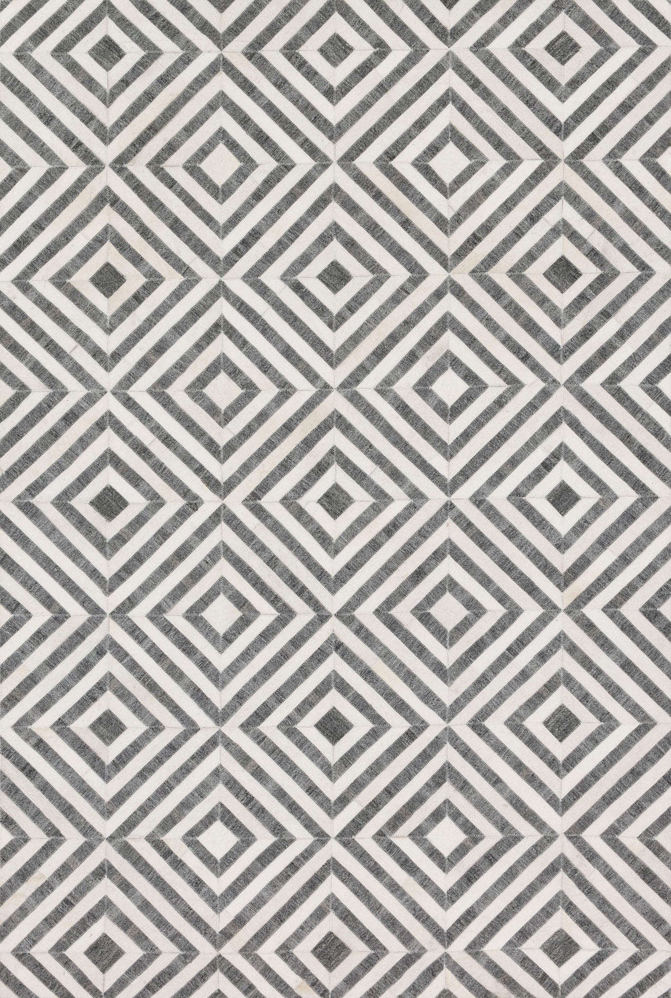 Loloi DORADO DB - 03 Charcoal Ivory Contemporary Hand Sticched Rug - Rugs - Loloi - Atlanta Designer Rugs