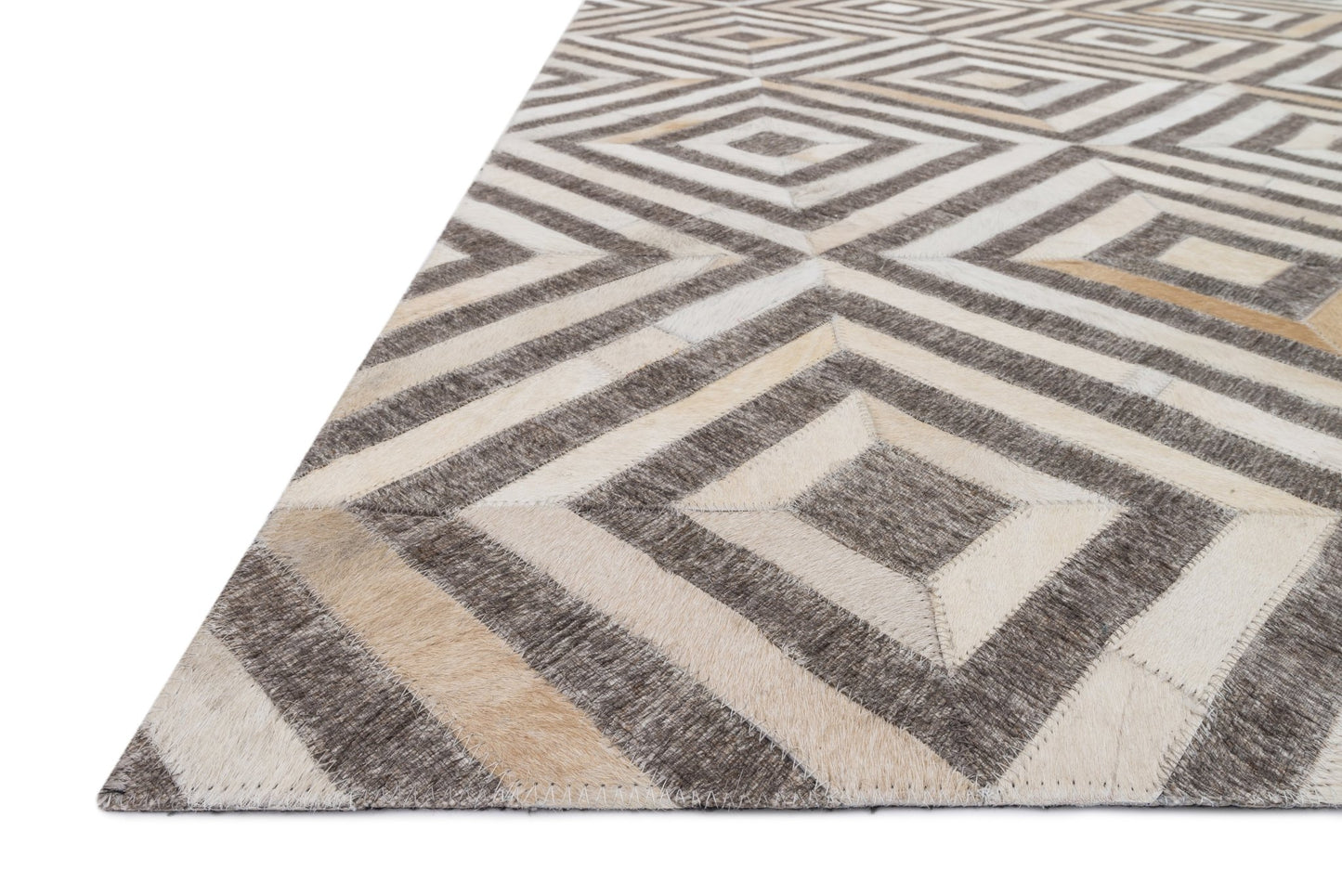 Loloi DORADO DB - 03 Taupe Sand Contemporary Hand Sticched Rug - Rugs - Loloi - Atlanta Designer Rugs