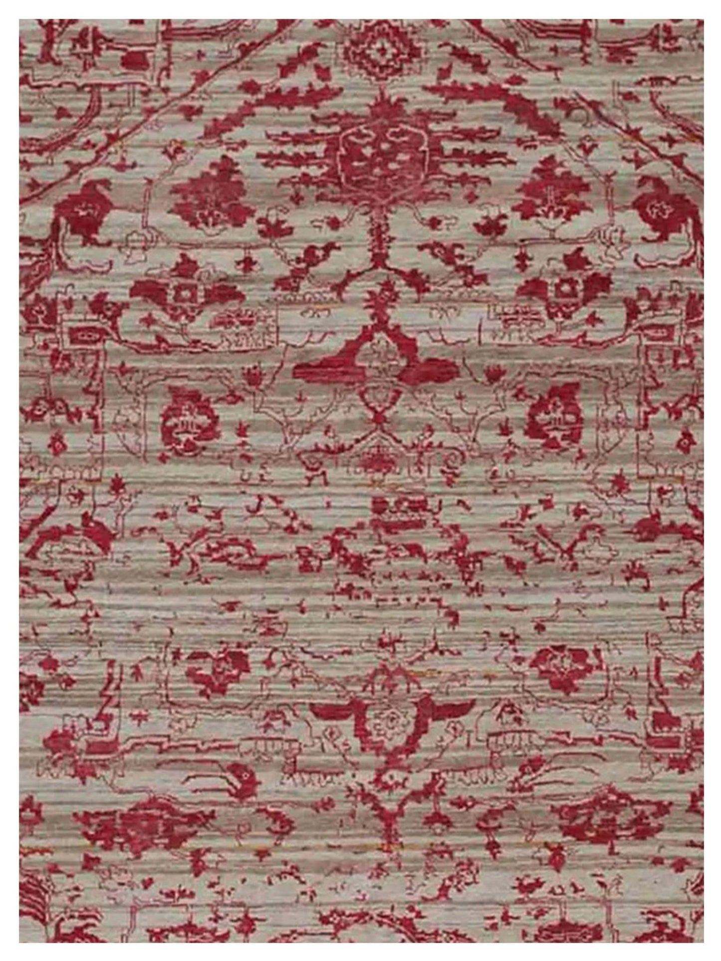 Limited DALBY DA - 721 Ivory Strawberry Transitional Knotted Rug - Rugs - Limited - Atlanta Designer Rugs