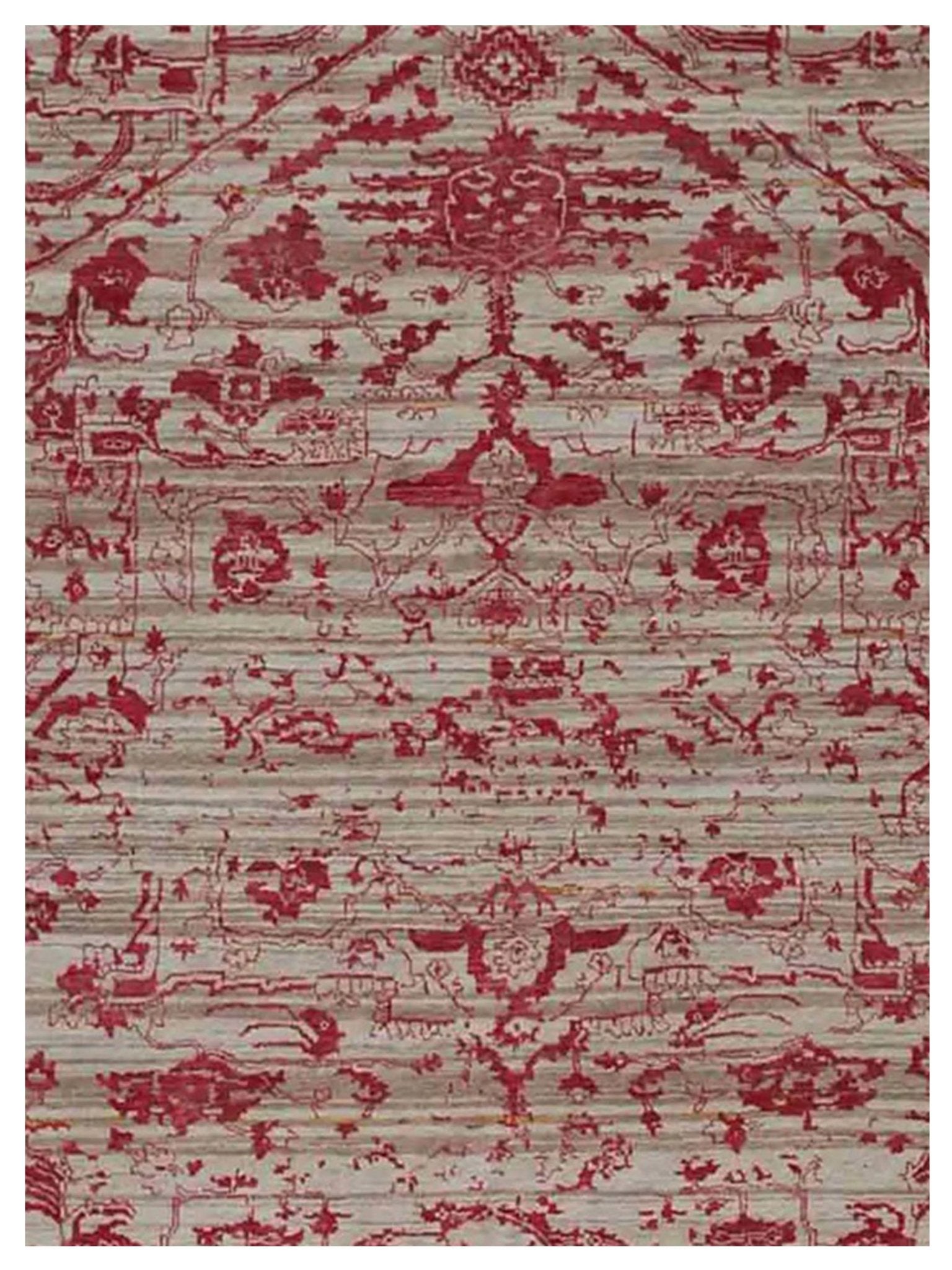 Limited DALBY DA - 721 Ivory Strawberry Transitional Knotted Rug - Rugs - Limited - Atlanta Designer Rugs