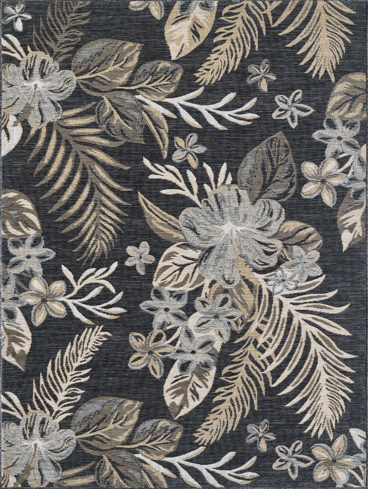 KAS Dahlia 1408 Ivory/Brown Indoor/Outdoor Rug - Rugs - KAS - Atlanta Designer Rugs