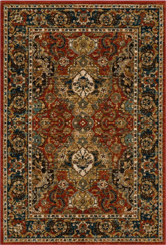 Karastan Spice Market 90938 Garnet Traditional Machinemade Rug - Rugs - Karastan - Atlanta Designer Rugs