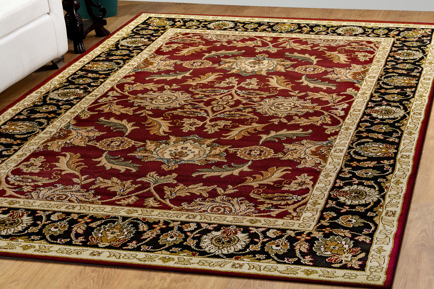 Dynamic Rugs Yazd 1744 Red  Traditional Machine-Made Rug