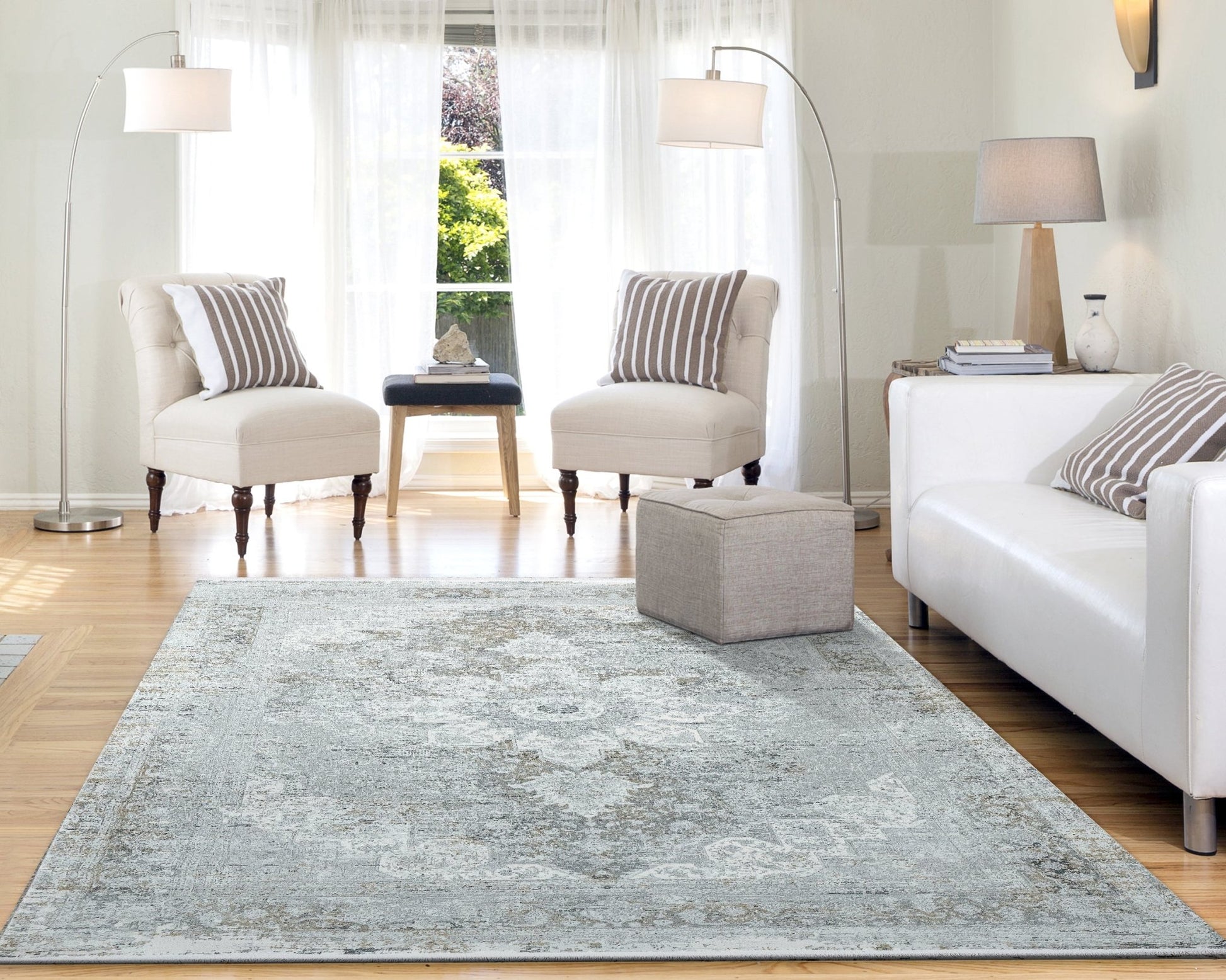 Dynamic Rugs Ruby 2161 Grey Transitional Machine - Made Rug - Rugs - Dynamic Rugs - Atlanta Designer Rugs