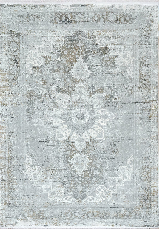 Dynamic Rugs Ruby 2161 Grey  Transitional Machine-Made Rug