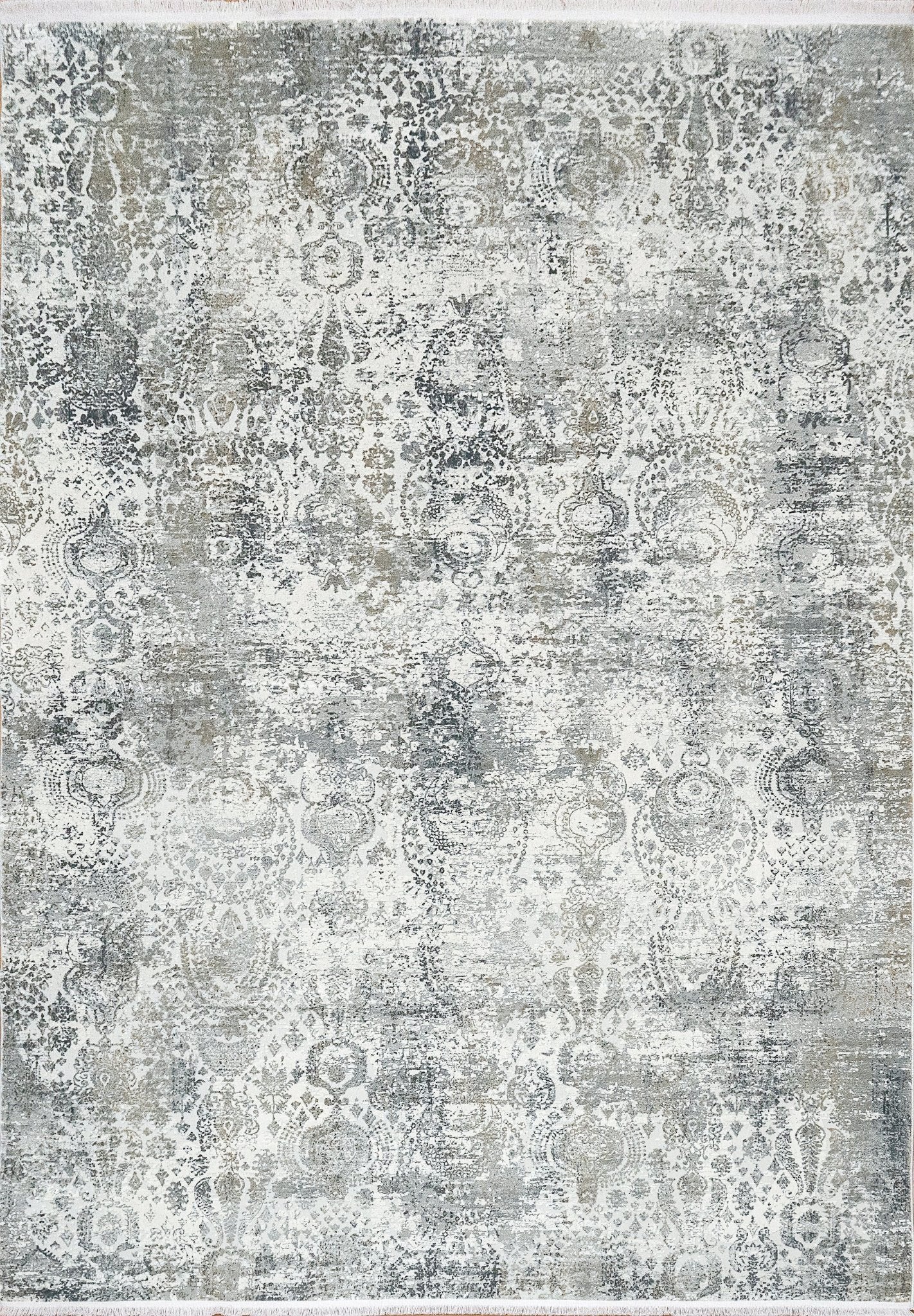 Dynamic Rugs Ruby 2162 Ivory Grey Modern Machine - Made Rug - Rugs - Dynamic Rugs - Atlanta Designer Rugs