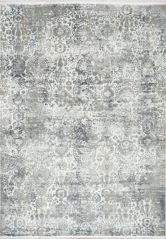 Dynamic Rugs Ruby 2162 Ivory Grey Modern Machine - Made Rug - Rugs - Dynamic Rugs - Atlanta Designer Rugs