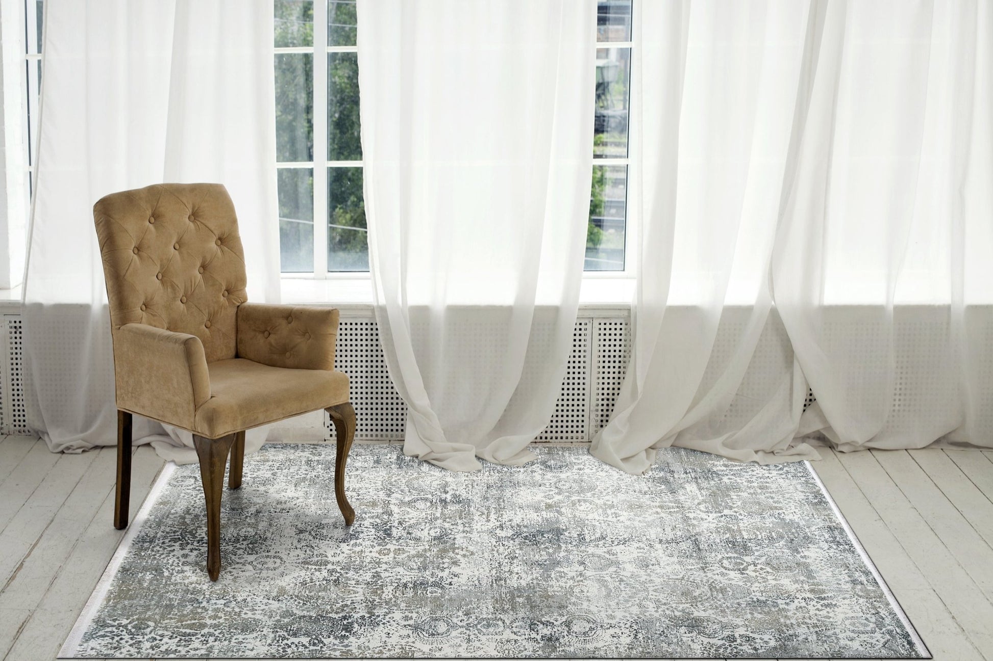 Dynamic Rugs Ruby 2162 Ivory Grey Modern Machine - Made Rug - Rugs - Dynamic Rugs - Atlanta Designer Rugs