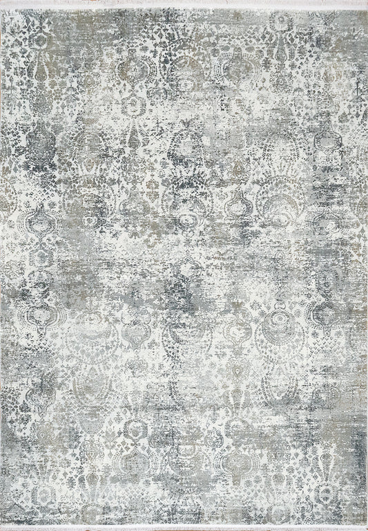 Dynamic Rugs Ruby 2162 Ivory Grey  Modern Machine-Made Rug