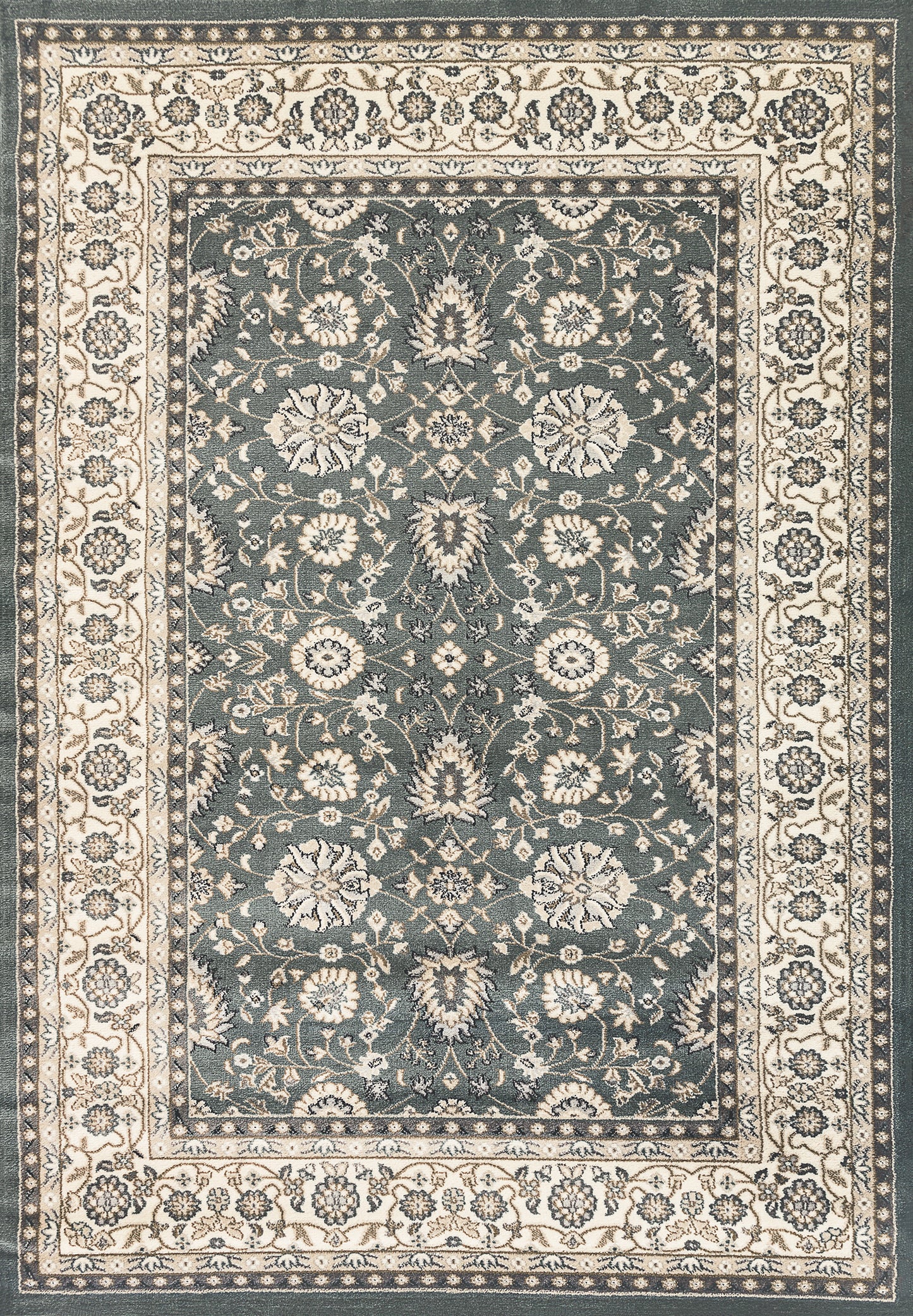 Dynamic Rugs Yazd 2803 Grey Ivory  Traditional Machine-Made Rug