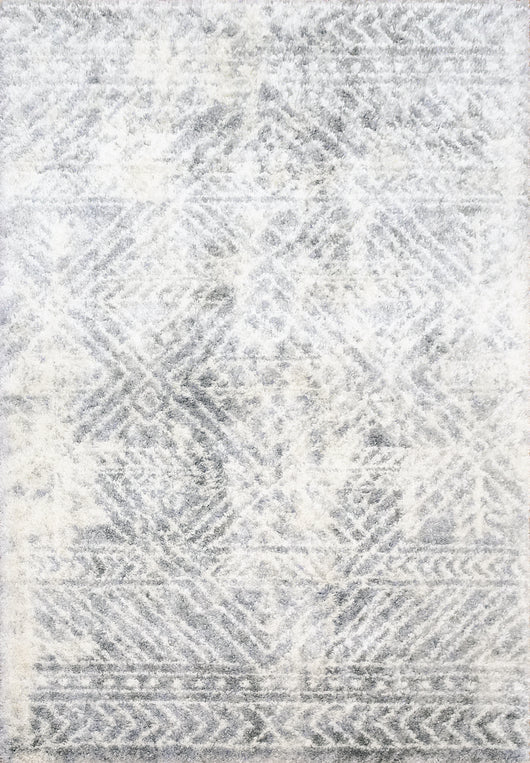 Dynamic Rugs Reverie 3545 Cream Grey  Contemporary Machine-Made Rug