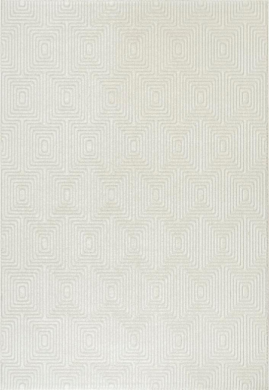 Dynamic Rugs Quin 41009 Ivory     Modern Machine-Made Rug