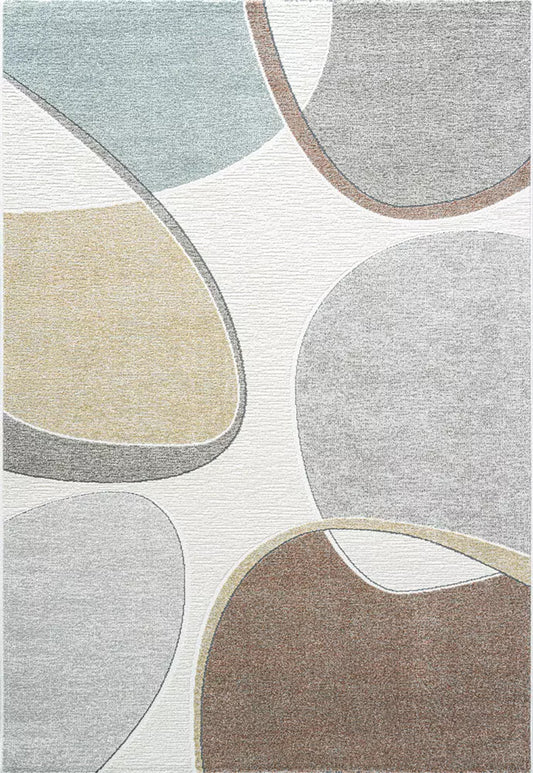 Dynamic Rugs Polaris 46004 Ivory Multi  Modern Machine-Made Rug