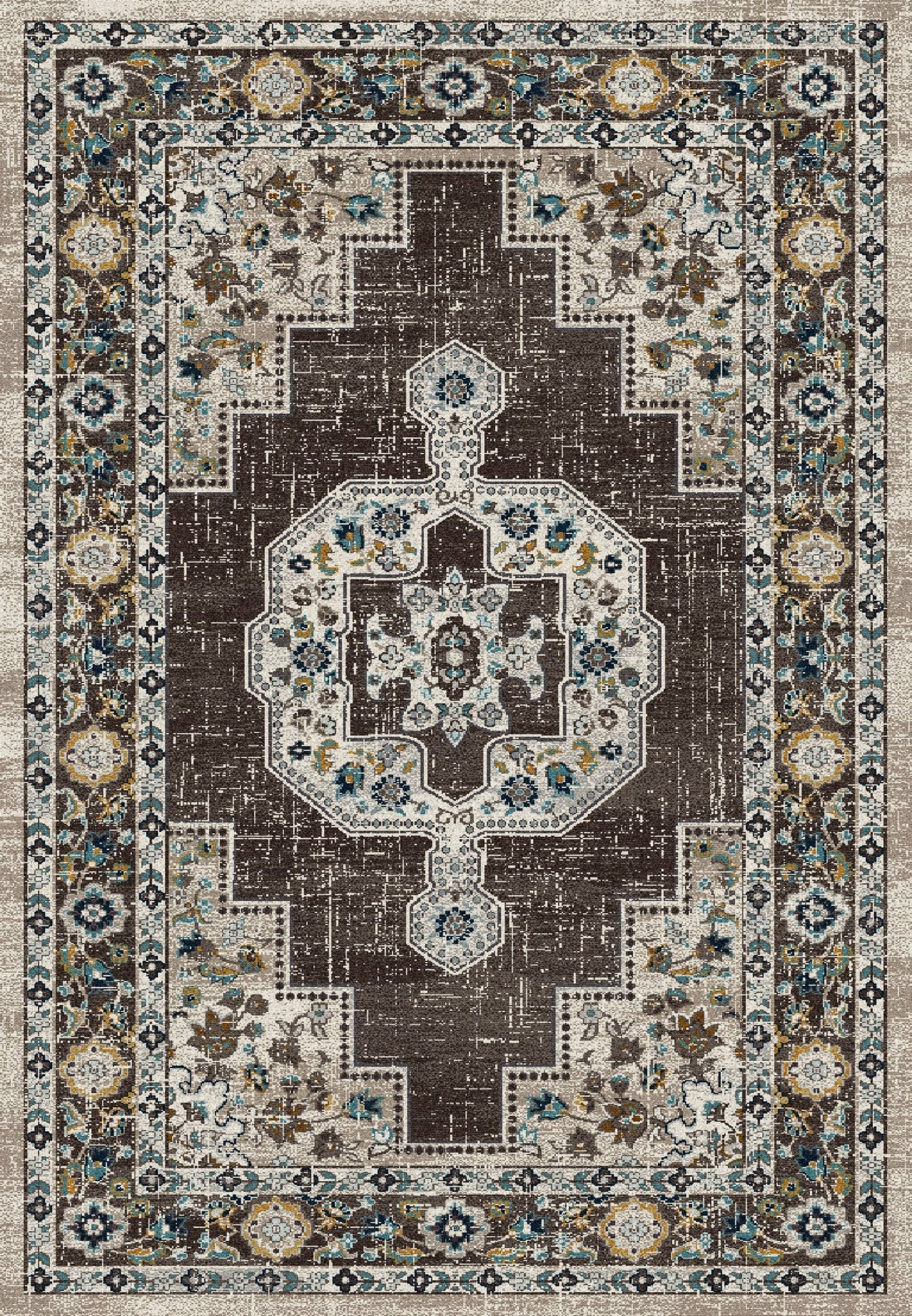 Dynamic Rugs Zodiac 6620 Grey Traditional Machine - Made Rug - Rugs - Dynamic Rugs - Atlanta Designer Rugs