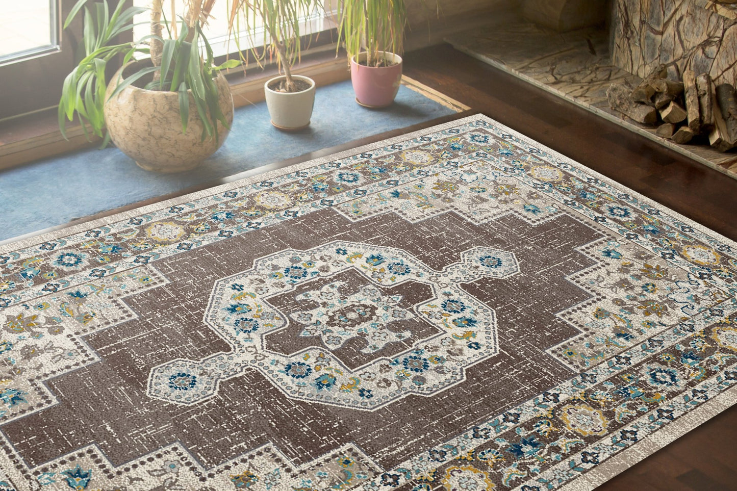 Dynamic Rugs Zodiac 6620 Grey Traditional Machine - Made Rug - Rugs - Dynamic Rugs - Atlanta Designer Rugs