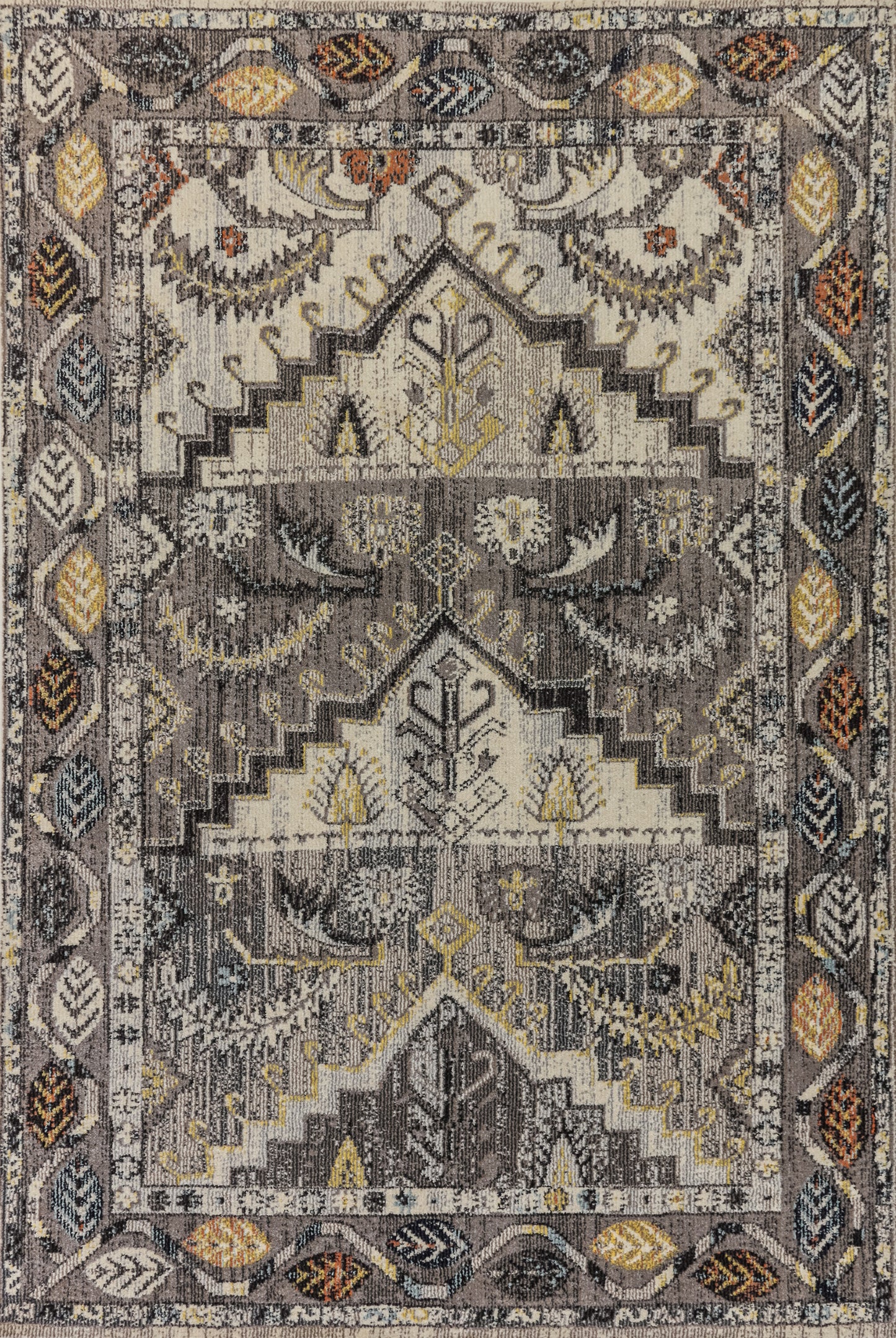 Dynamic Rugs Zodiac 6630 Grey  Transitional Machine-Made Rug