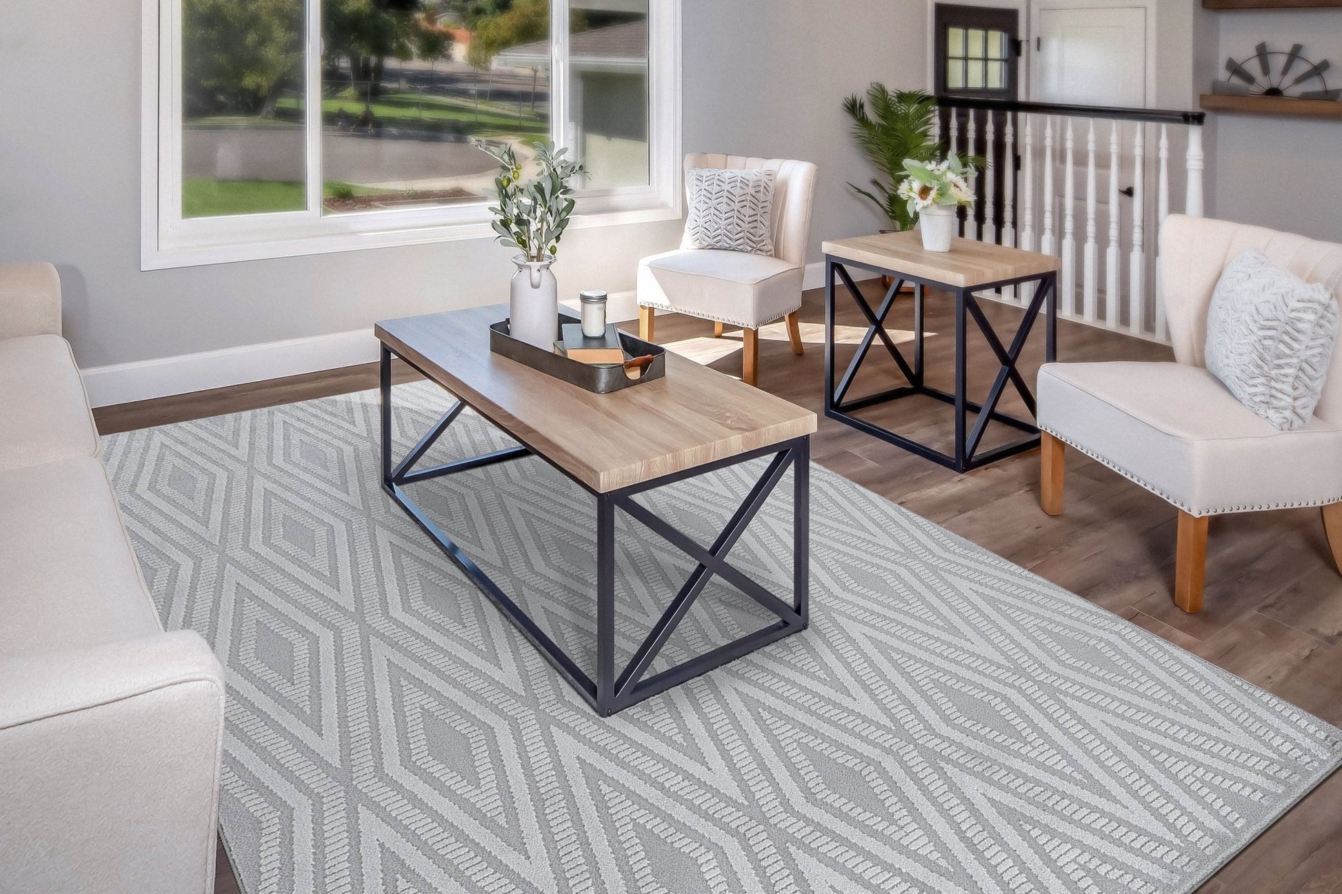 Dynamic Rugs Timeless 6925 Grey Light Grey Modern Machine - Made Rug - Rugs - Dynamic Rugs - Atlanta Designer Rugs