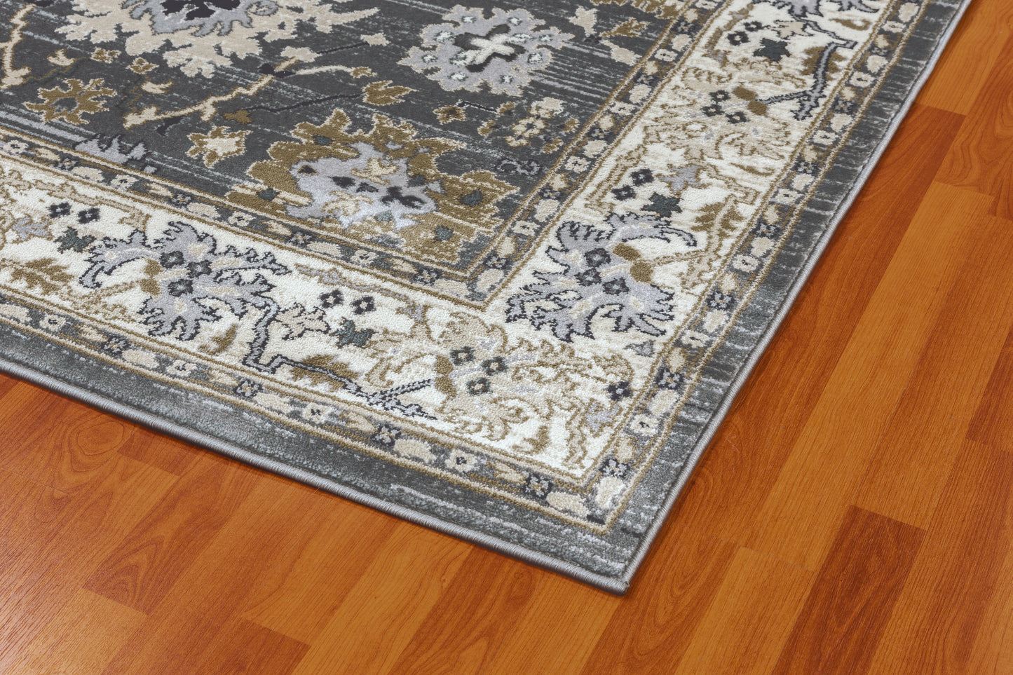 Dynamic Rugs Yazd 8531 Grey Ivory  Traditional Machine-Made Rug