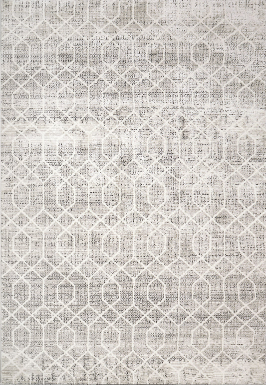 Dynamic Rugs Rori 9354 Ivory Charcoal  Modern Machine-Made Rug