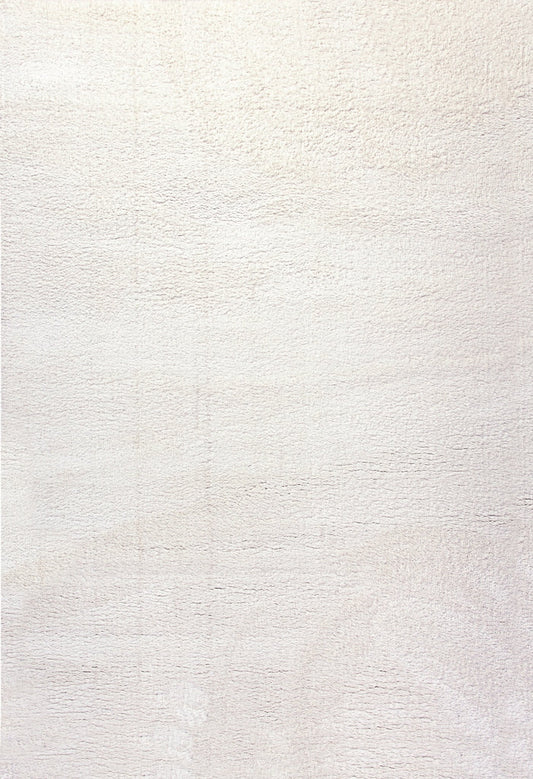 Dynamic Rugs Silky Shag 5900 Ivory Solid Machine - Made Rug - Rugs - Dynamic Rugs - Atlanta Designer Rugs