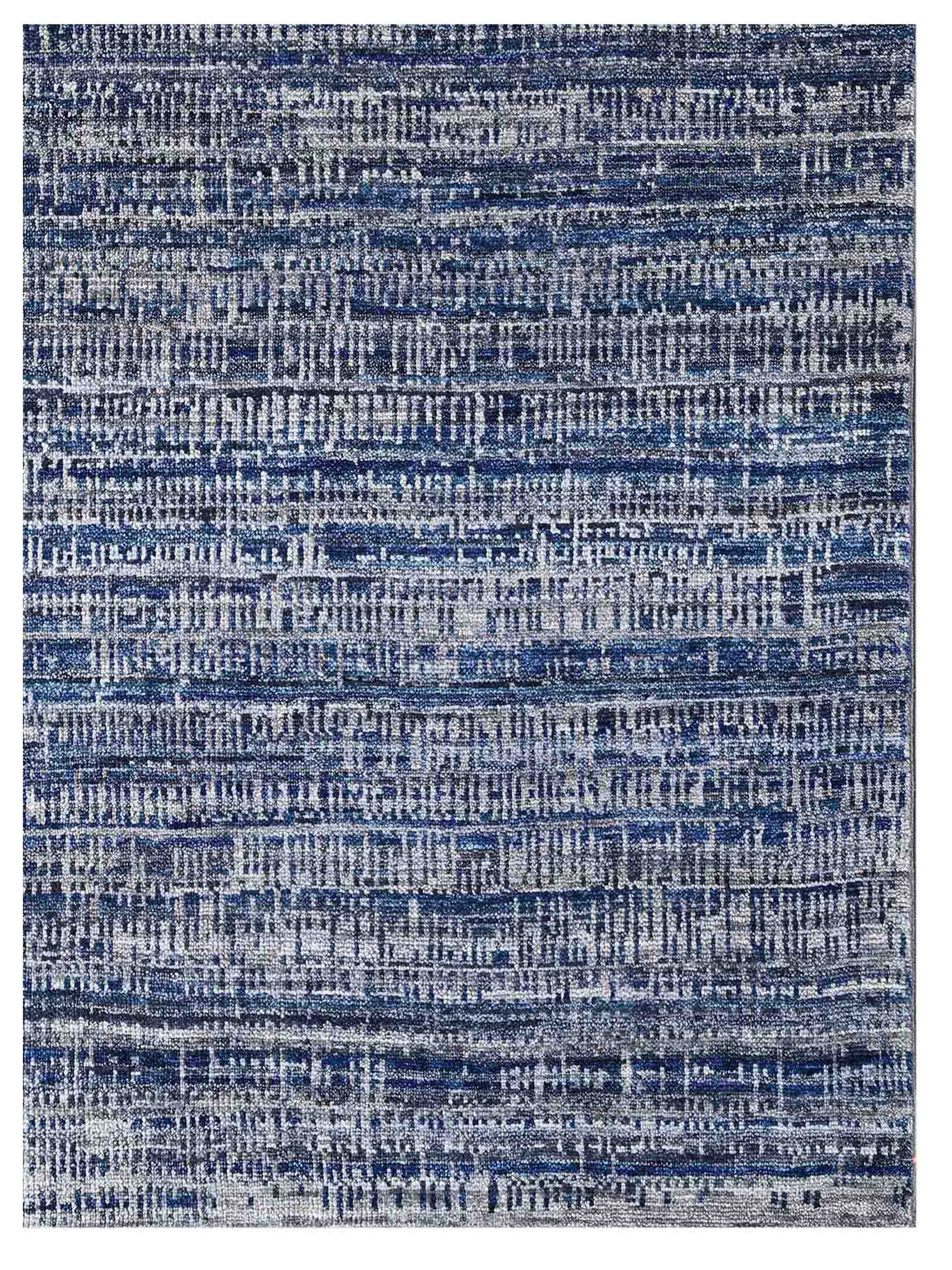 Artisan Essence Navy Contemporary Knotted Rug - Rugs - Artisan - Atlanta Designer Rugs