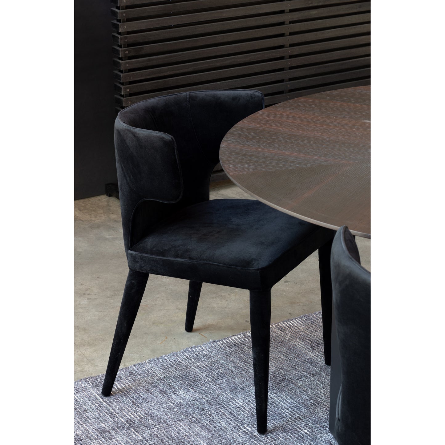 Moes Home Dining Chairs Jennaya Black Art Deco Furniture