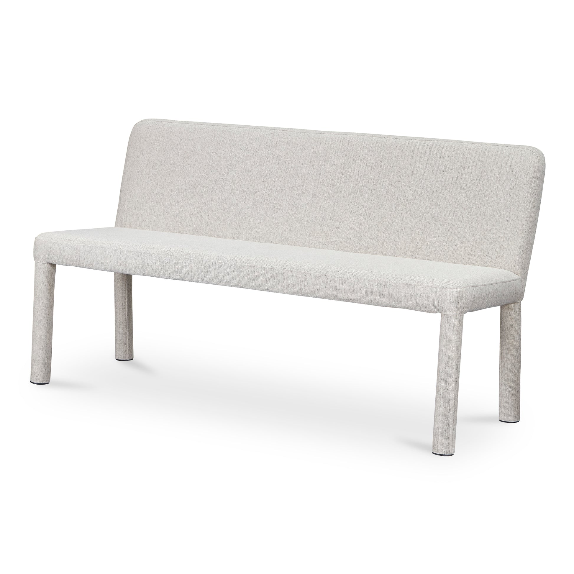 Moes Home Benches Place Grey Contemporary Furniture