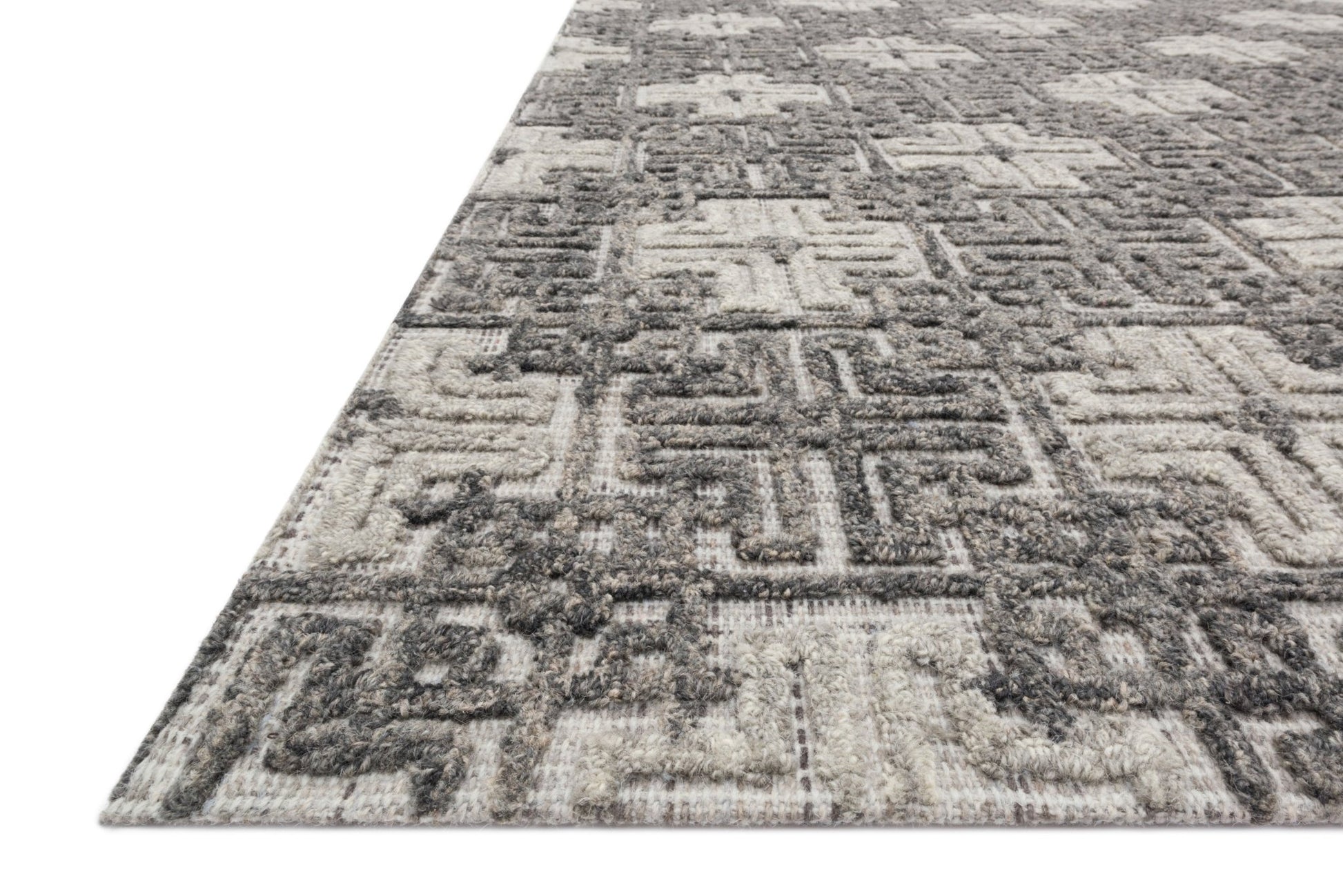 Loloi EHREN EHR - 01 Charcoal Fog Contemporary Hand Tufted Rug - Rugs - Loloi - Atlanta Designer Rugs