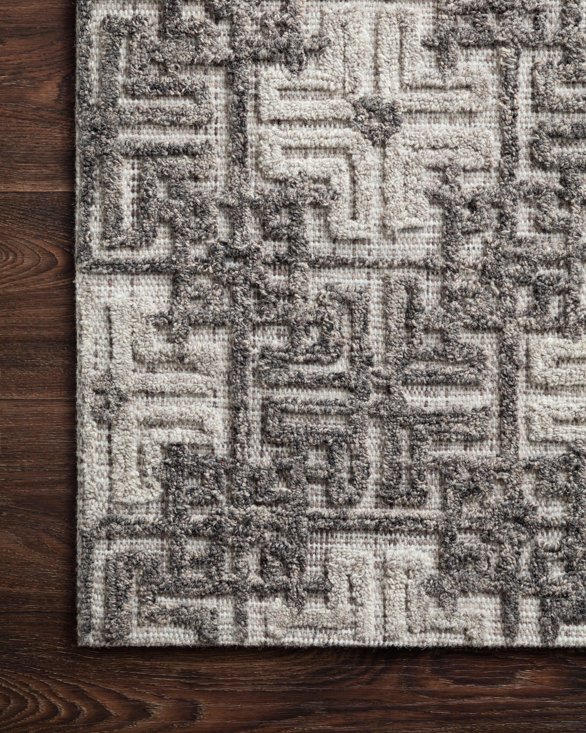 Loloi EHREN EHR-01 Charcoal Fog Contemporary Hand Tufted Rug