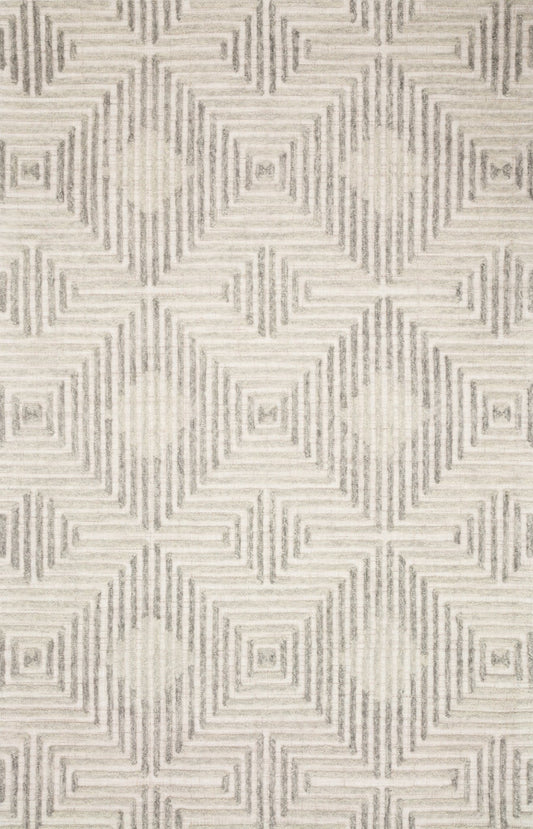 Loloi EHREN EHR - 02 Grey Silver Contemporary Hand Tufted Rug - Rugs - Loloi - Atlanta Designer Rugs