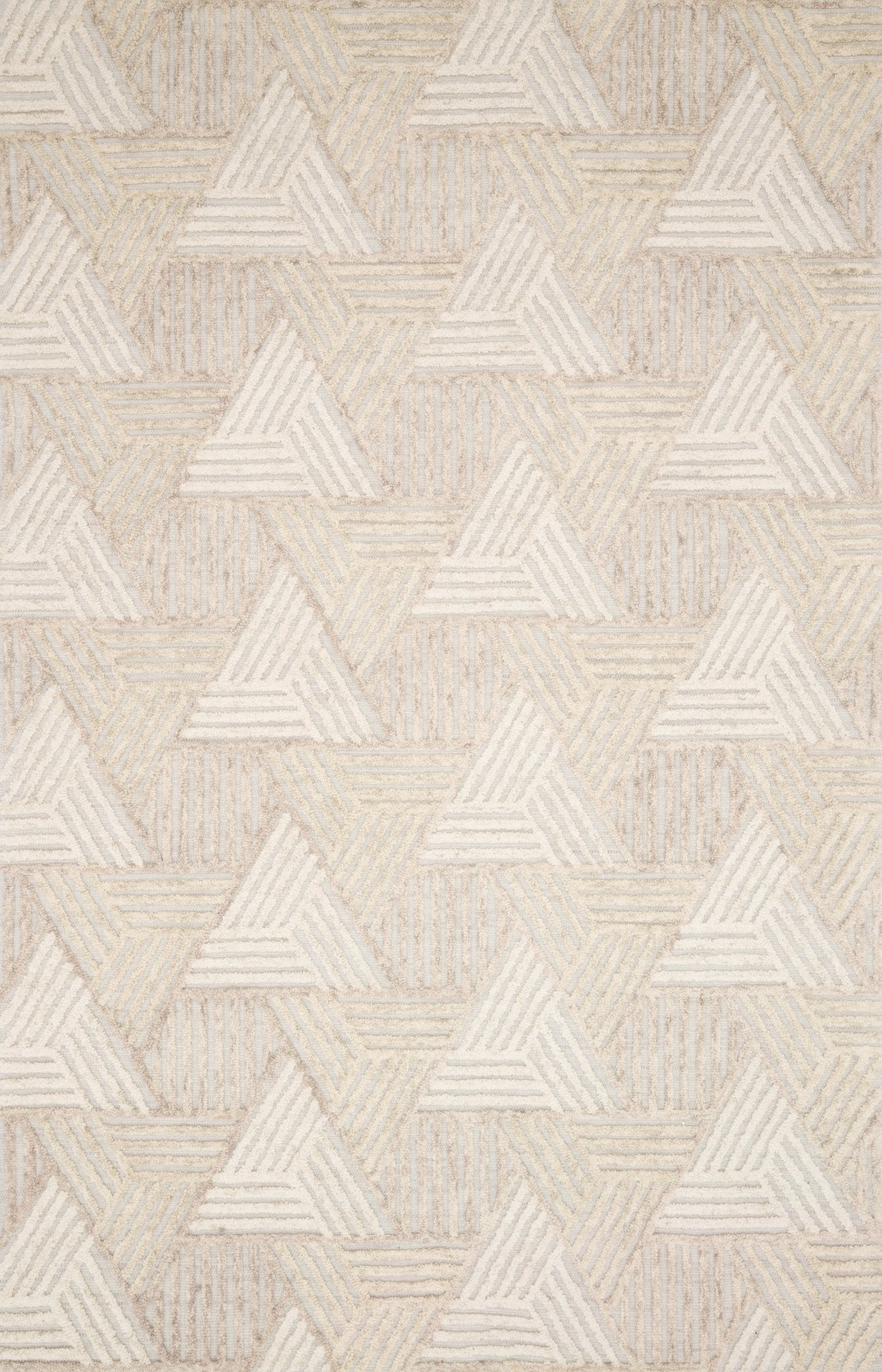 Loloi EHREN EHR - 04 Oatmeal Ivory Contemporary Hand Tufted Rug - Rugs - Loloi - Atlanta Designer Rugs