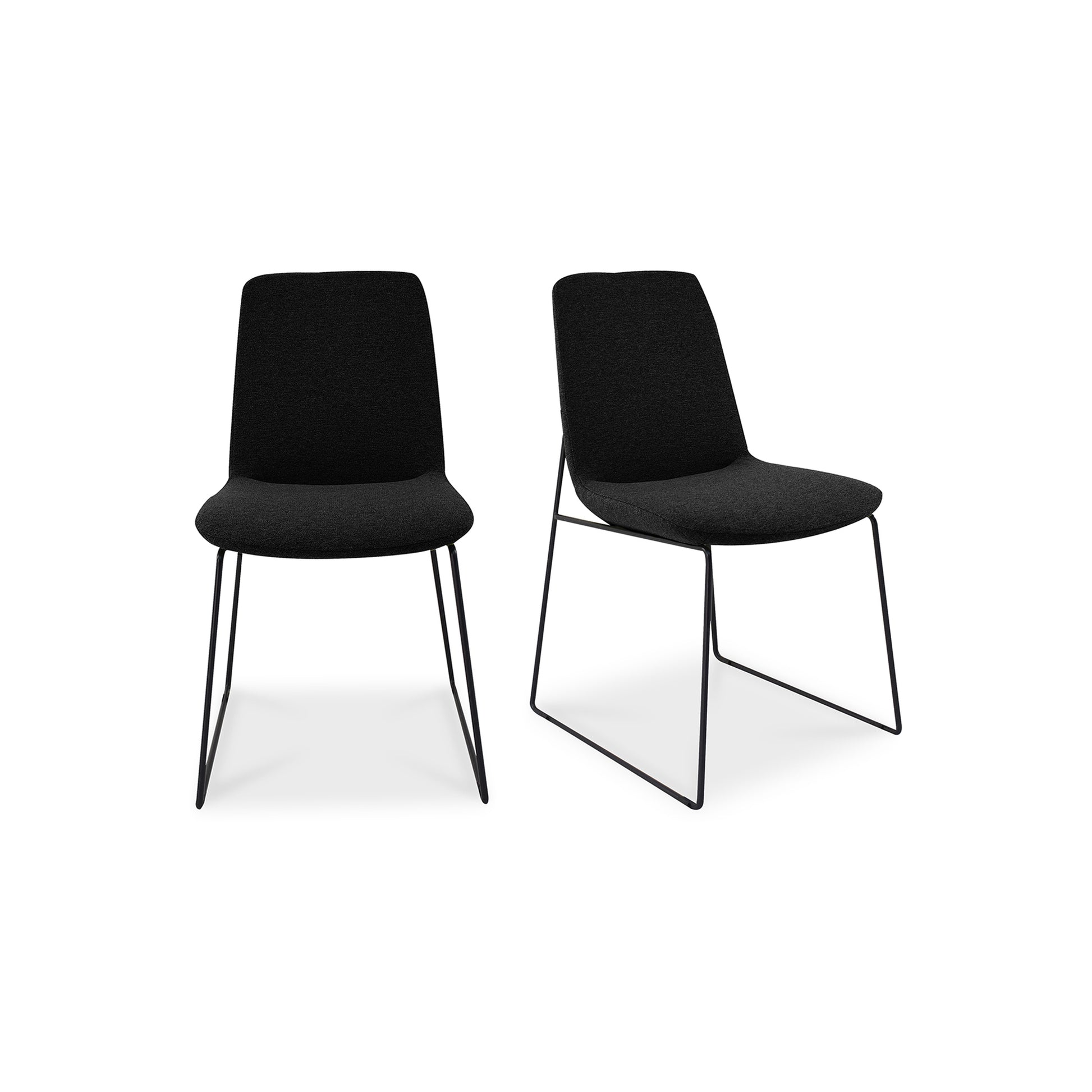 Moes Home Dining Chairs Ruth Black Contemporary Furniture